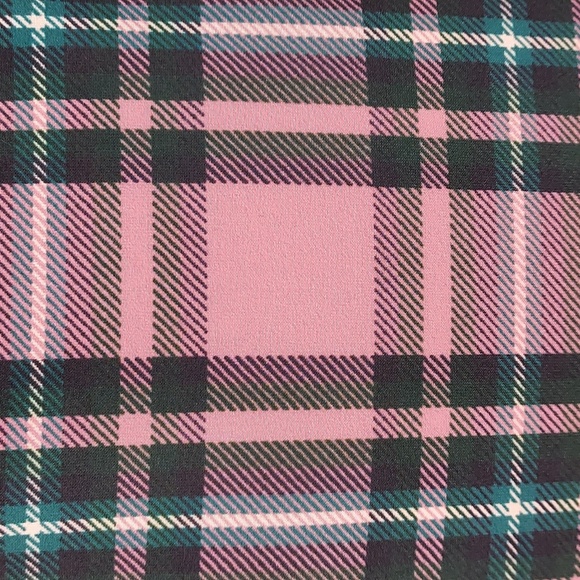 Urban Outfitters Kimchi Blue NWT Pink Plaid Bow Front Strapless Mini Dress M - Picture 4 of 8